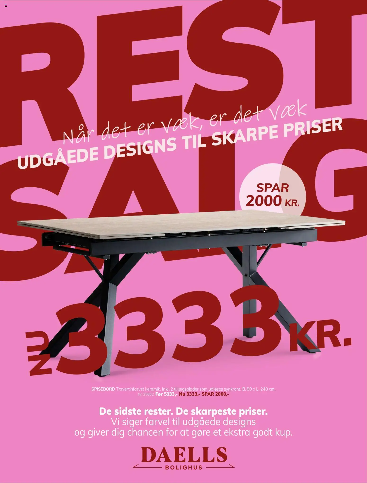 Daells Bolighus tilbudsavis – gyldig fra 24/06/2026 | Side: 1 | Produkter: Søm