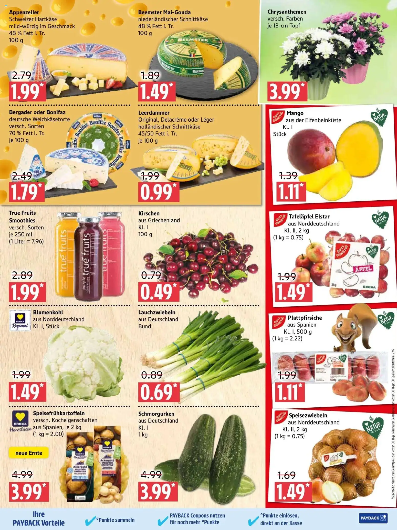 Marktkauf - Marktkauf: Wochenangebote – gültig ab 28.06.2026 | Seite: 3 | Produkte: Äpfel, Leerdammer, Kirschen, Mango