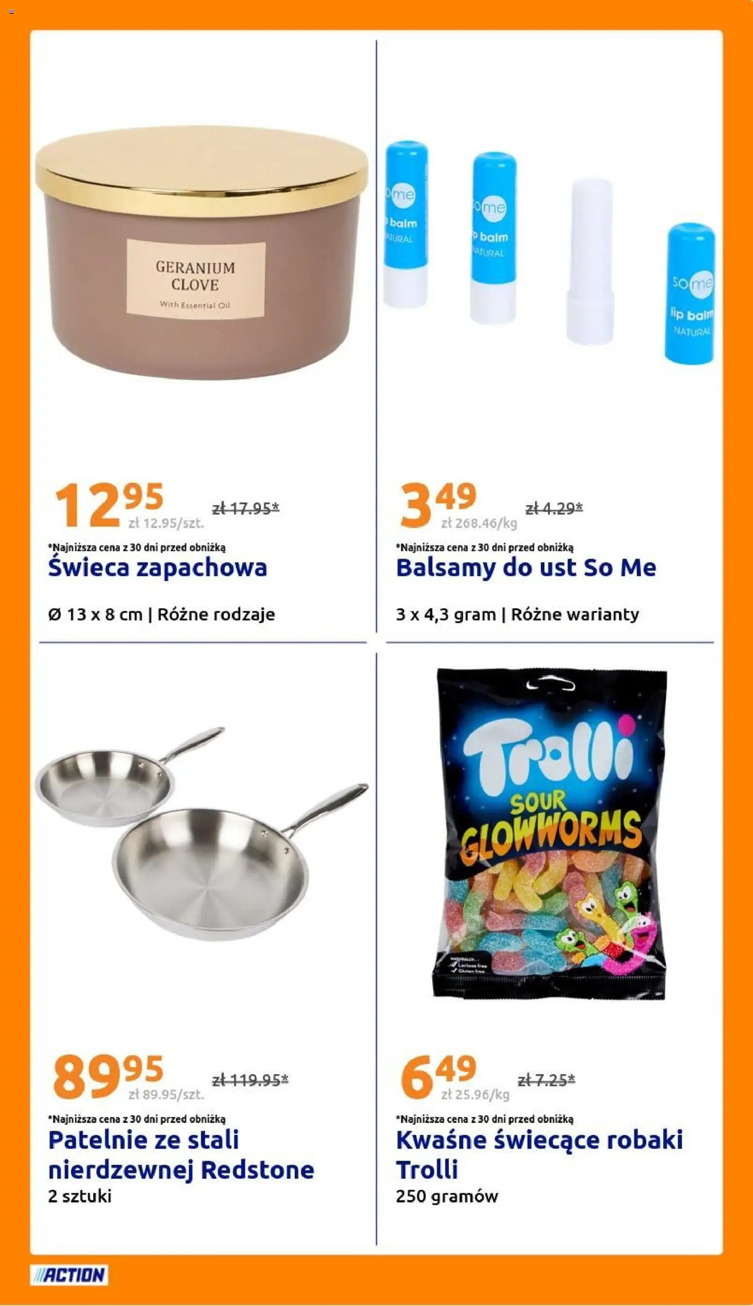 Action gazetka od 12.08.2026 | Strona: 25 | Produkty: Świeca, Patelnie