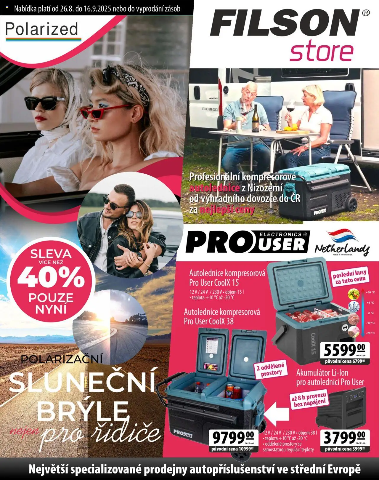 Konec léta s kvalitním autopříslušenstvím od 26.08.2025 | Strana: 1 | Produkty: Autolednice, Brýle