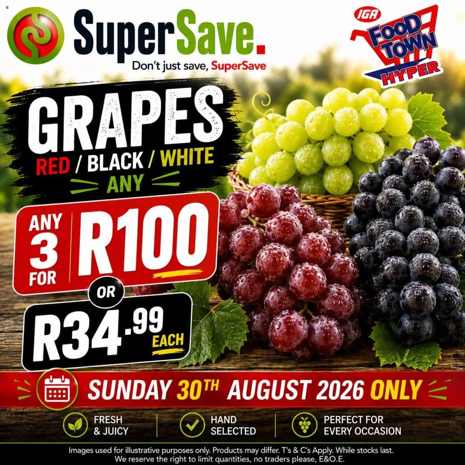New Super Save catalogue – valid from 30/08/2026 | Page: 16 | Products: Grapes