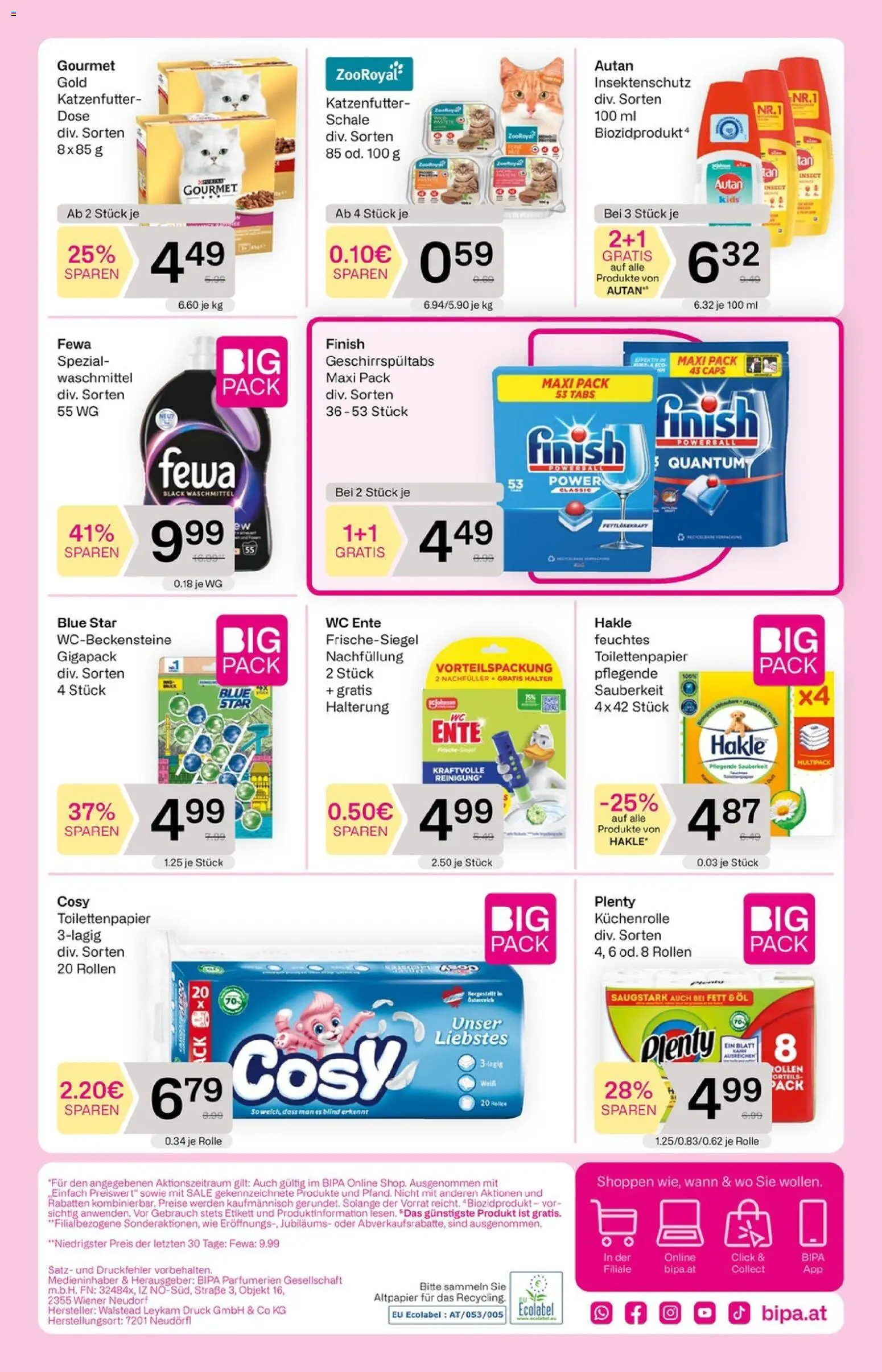 Bipa Flugblatt gültig ab 23.07.2026 | Seite: 6 | Produkte: Öl, Waschmittel