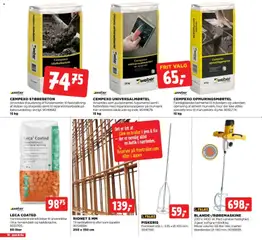 Jem & fix - Tilbudsavis uge 43 gyldig fra 18/10/2026 | Side: 10 | Produkter: Søm, Mørtel, Piskeris