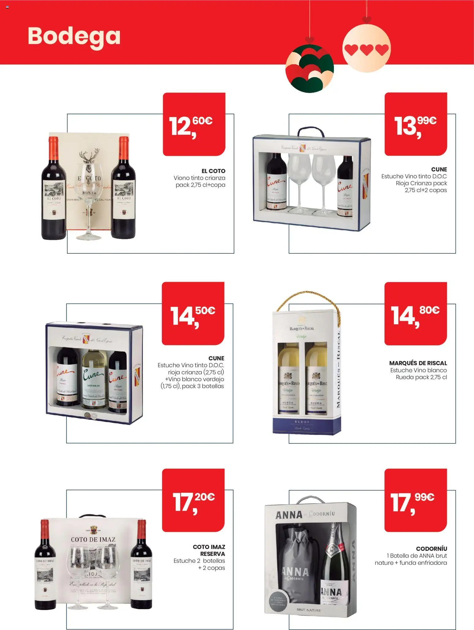 Eroski Navidad 2026 │ válido desde el 15/10/2026 | Página: 20 | Productos: Vino tinto, Vino, Vino blanco, Funda