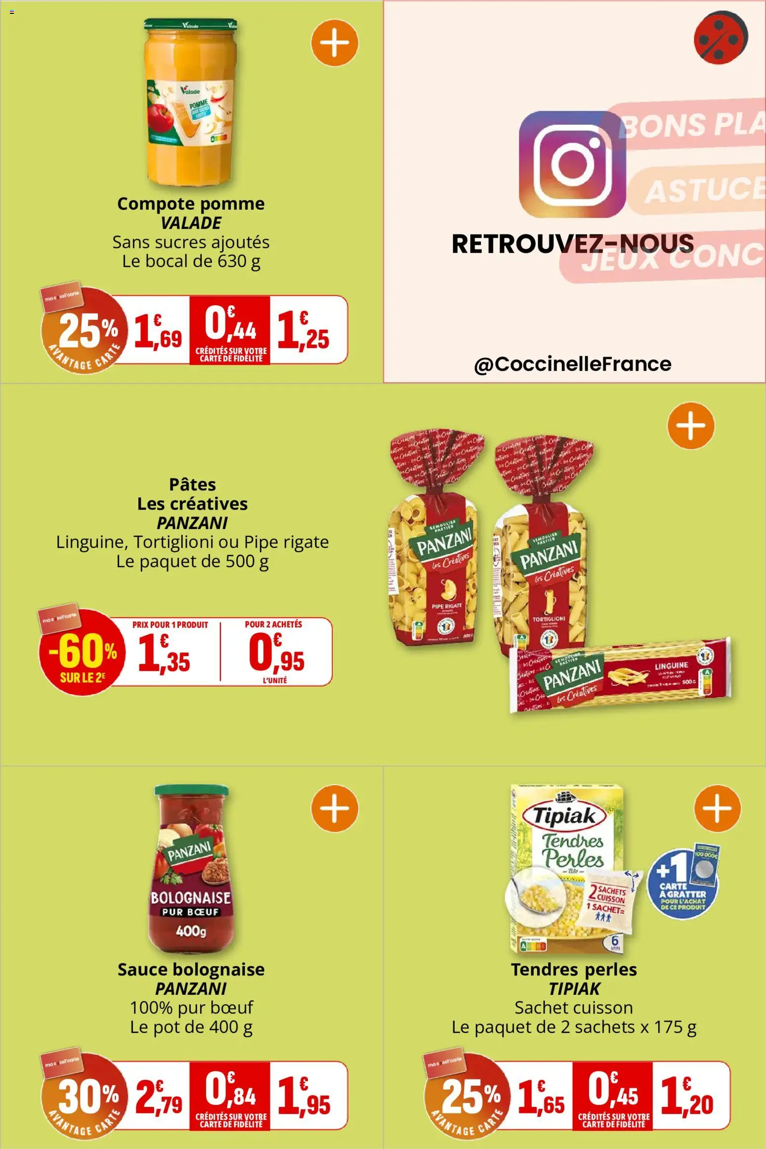 {H1} | Page: 27 | Produits: Pomme, Sauce bolognaise, Pâtes