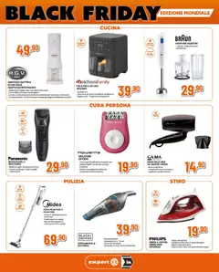 Anteprima del volantino Ipercoop volantino Expert valido a partire dal 02/07/2026 | Pagina: 4 | Prodotti: Friggitrice ad aria, Scopa, Aspirapolvere, Epilatore