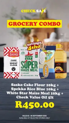 Check Save specials catalogue – valid from 02/09/2026