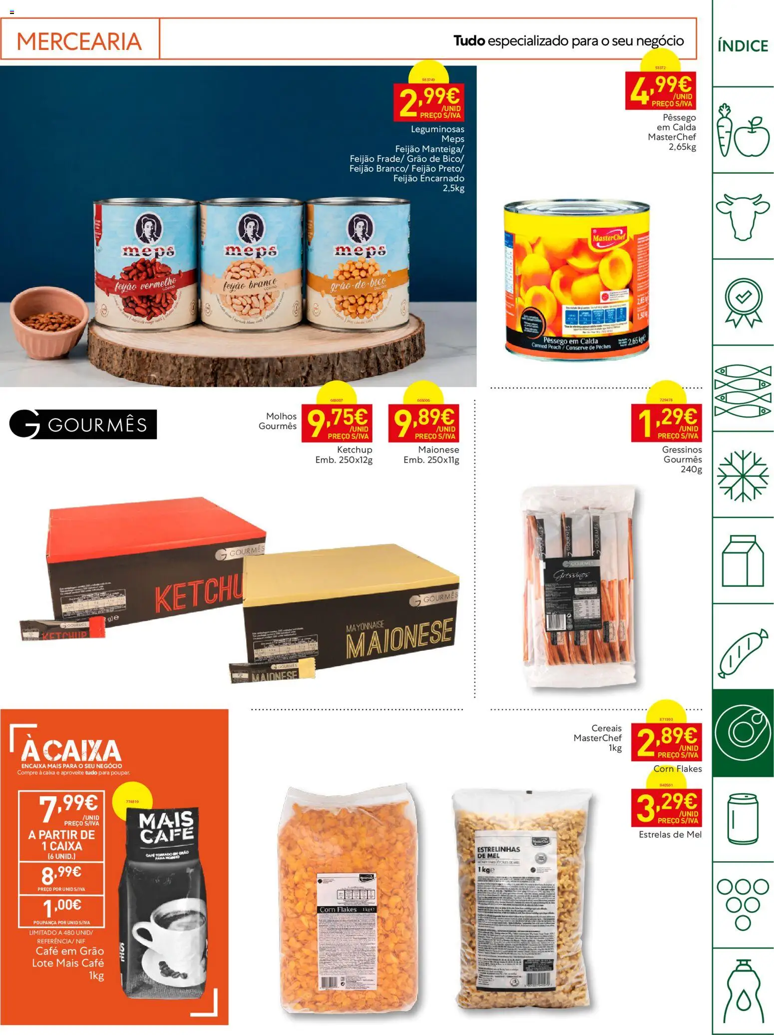 Recheio Horeca Madeira │ válido de 18/08/2026 | Página: 15 | Produtos: Leguminosas, Molhos, Café, Cereais