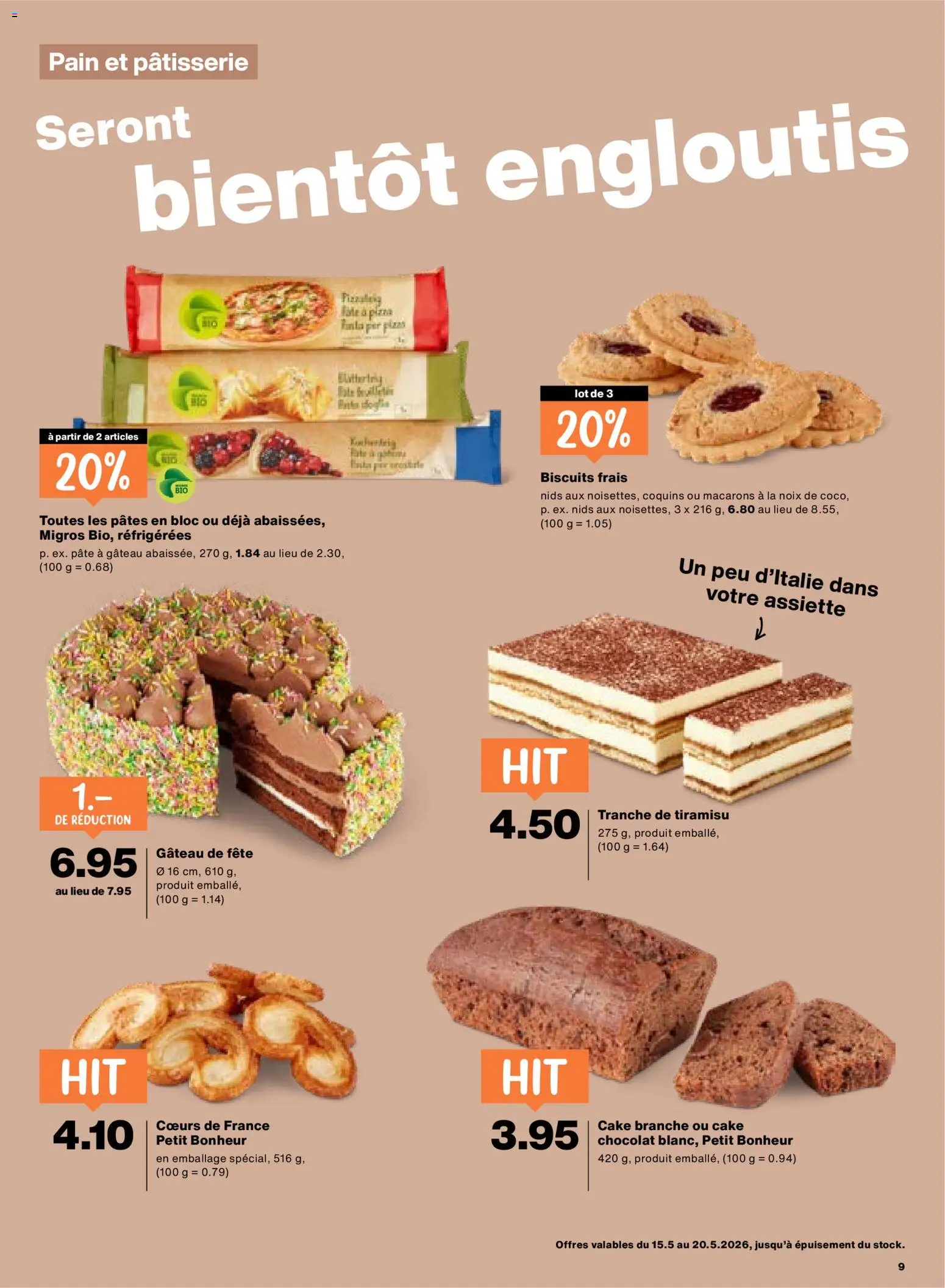 Migros aktionen FR – gültig ab 15.05.2026 | Seite: 9