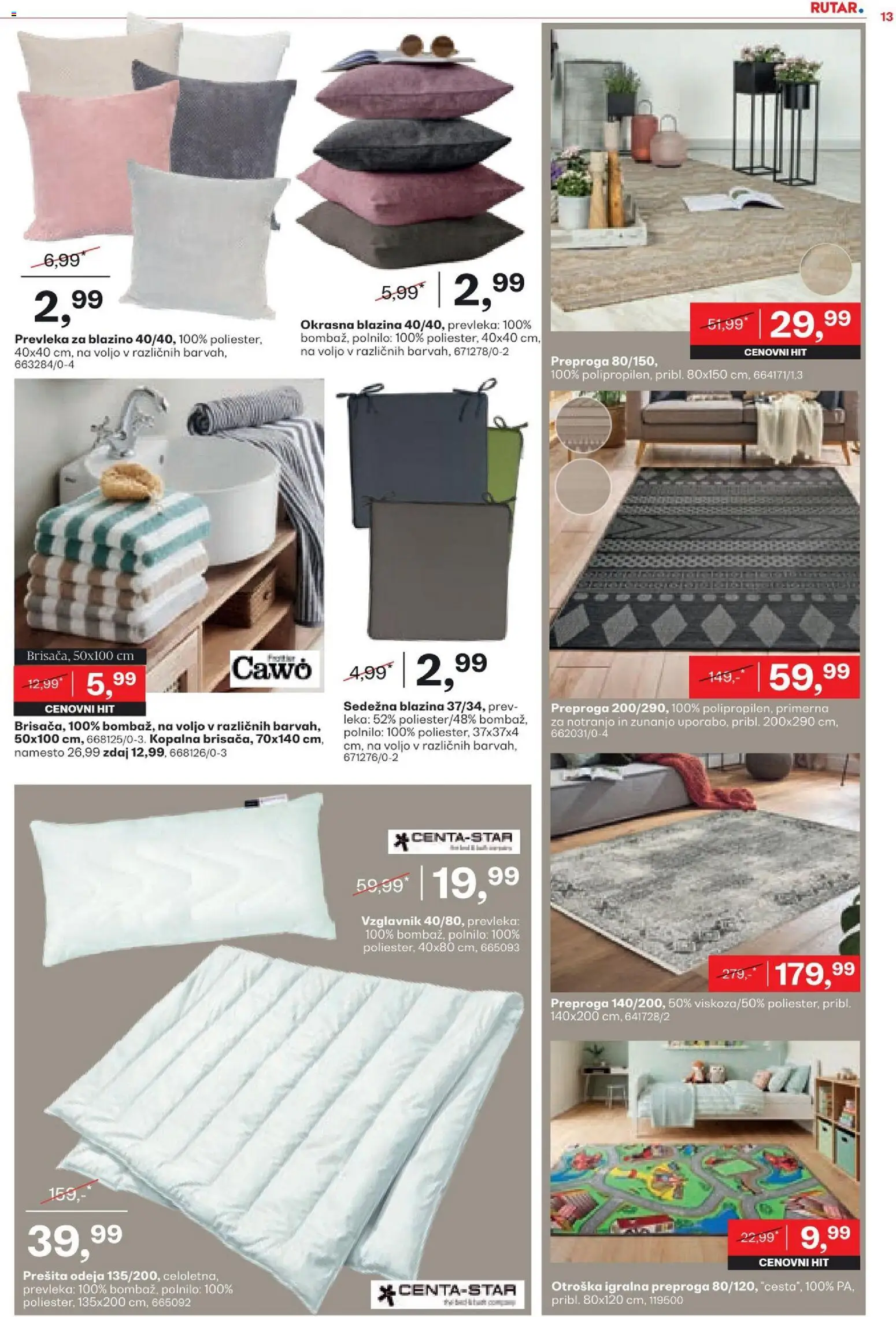 Novi Rutar katalog ponudbe – veljaven od 17.06.2026 | Stran: 13
