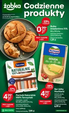 Pogląd oferty "Żabka gazetka - Codzienne produkty" - ważna od 23.09.2026