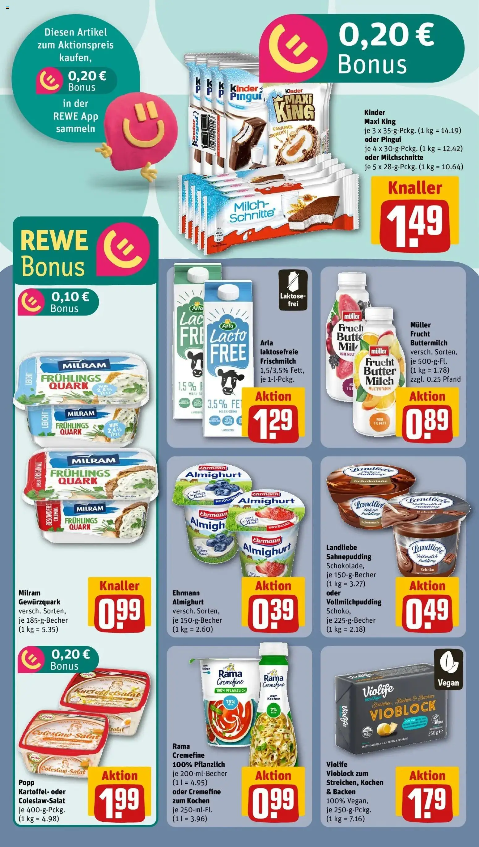 Rewe Prospekt Wilhermsdorf	 – gültig ab 27.04.2026 | Seite: 13 | Produkte: Rama, Ehrmann almighurt, Quark, Butter