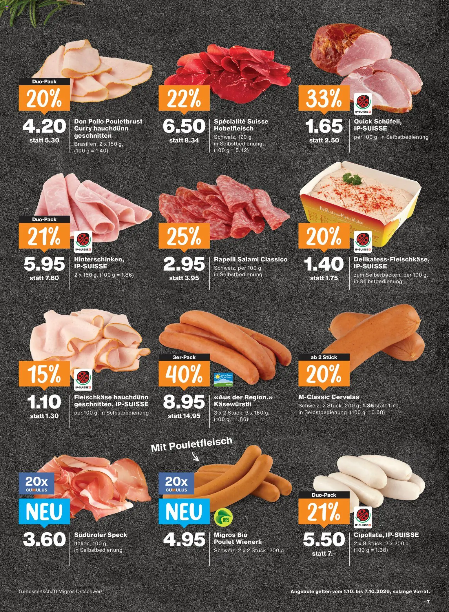 Migros aktionen – gültig ab 01.10.2026 | Seite: 7