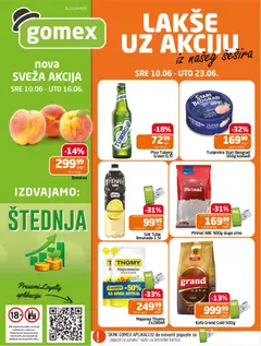 Gomex katalog - pregled Gomex kataloga - važi od 10.06.2026