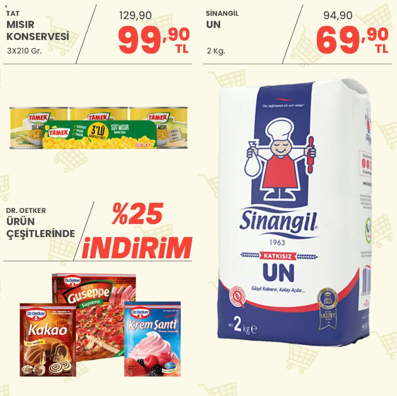 Sarıyer Katalog - 23 Ekim 2026 tarihinden itibaren geçerlidir | Sayfa: 21 | Ürünler: Krem, Süt, Pizza, Mısır