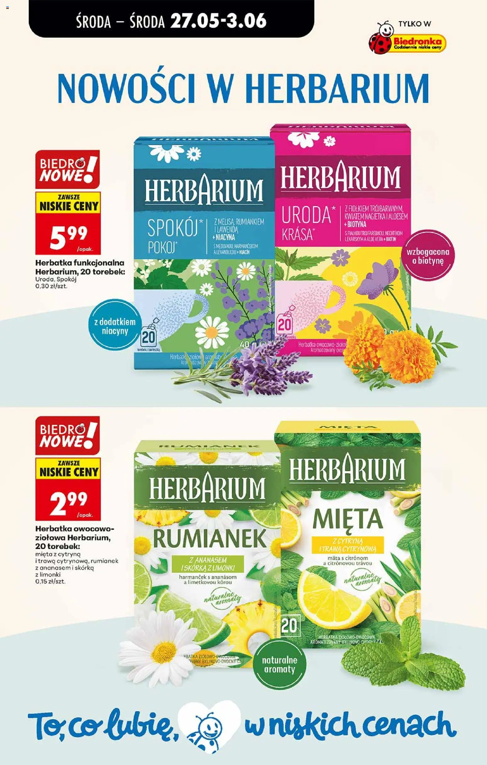 Biedronka gazetka od środy od 27.05.2026 | Strona: 64 | Produkty: Cytryna, Herbarium, Mięta