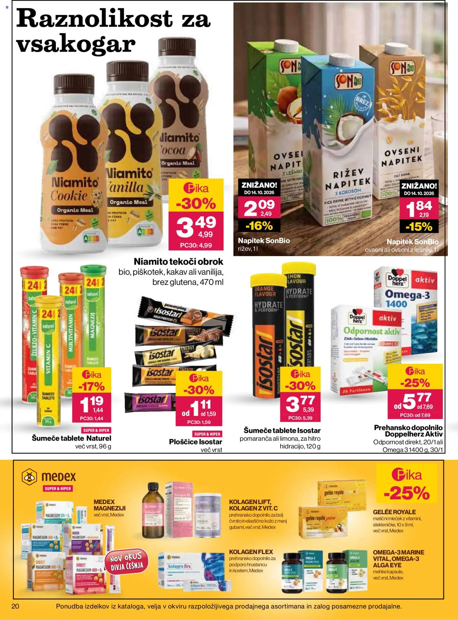 Novi Mercator katalog ponudbe – veljaven od 26.08.2026 | Stran: 20 | Izdelki: Kakav, Ploščice