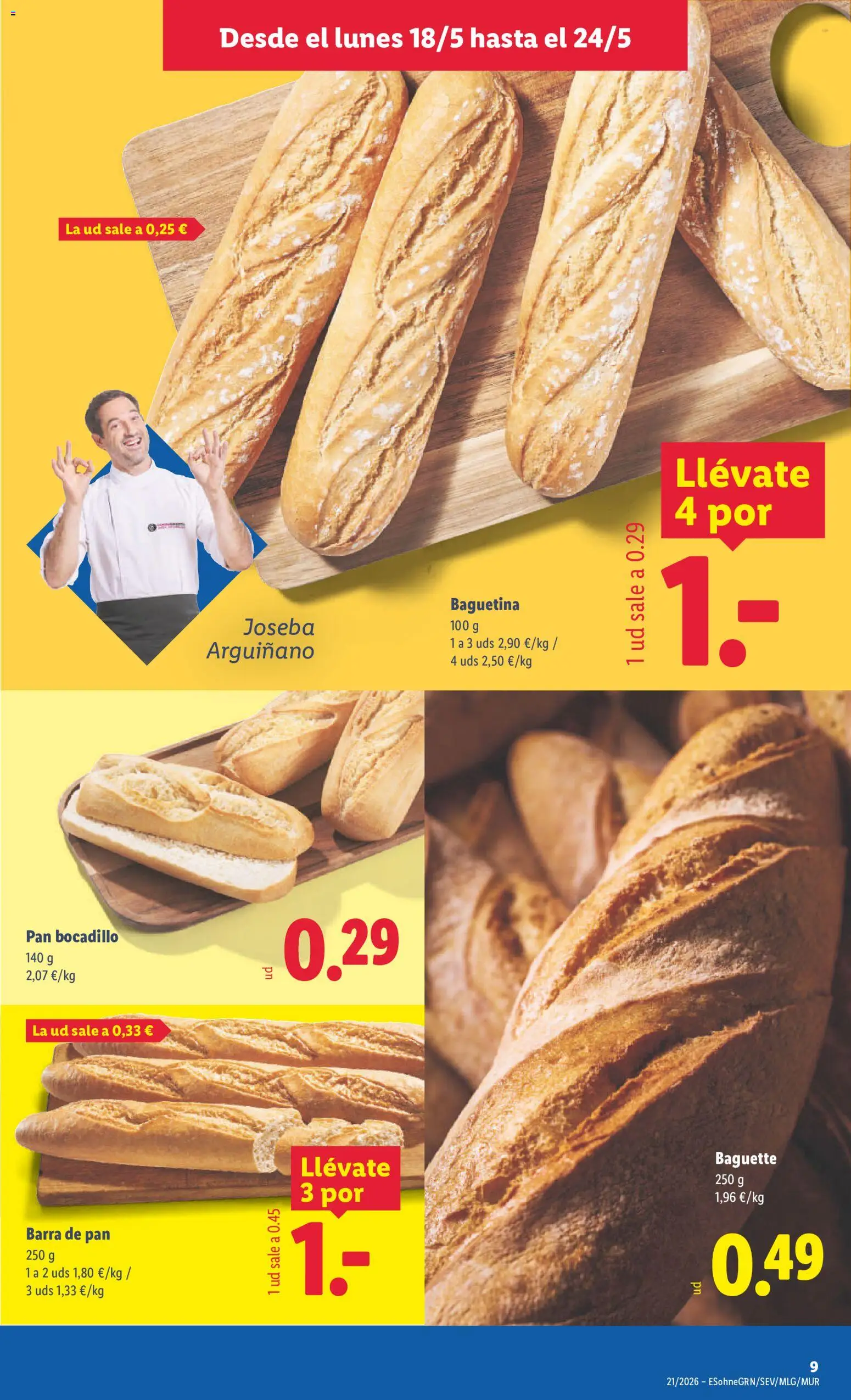 Lidl folleto │ válido desde el 18.05.2026 | Página: 19 | Productos: Pan