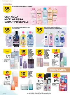 Pré-visualização Continente Beleza Brilho com sabor a verão válido de 07/07/2026 | Página: 14 | Produtos: Perfumes, Desmaquilhante de olhos, Leite, Creme
