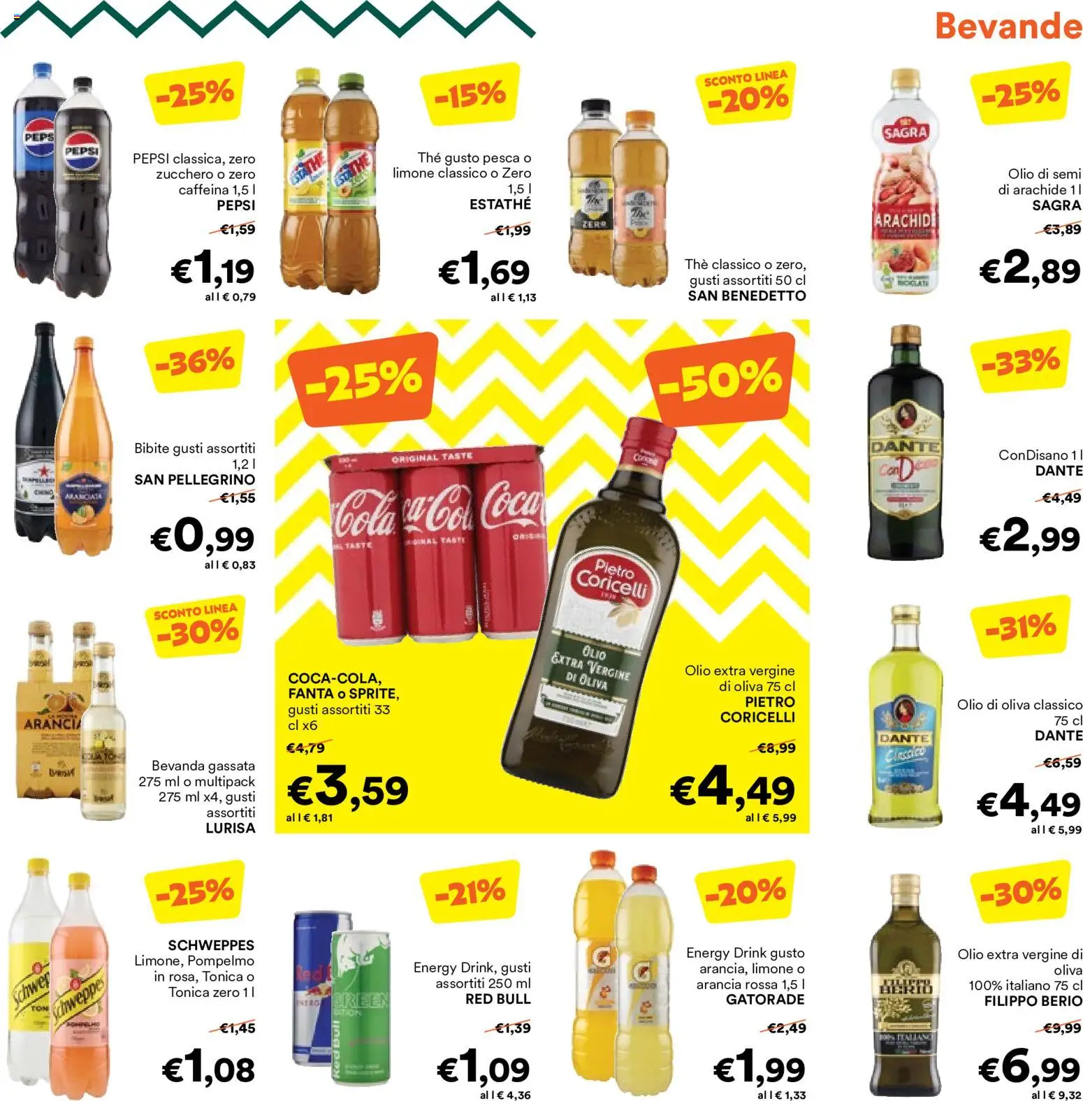 Volantino Unes del 03.06.2026 | Pagina: 9 | Prodotti: Limone, The, Red Bull, Olio di Oliva