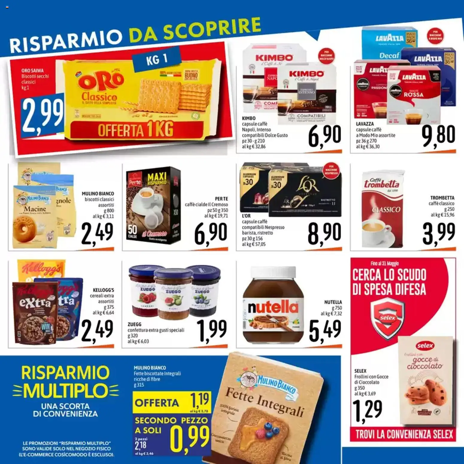 Volantino Emisfero del 14.05.2026 | Pagina: 5 | Prodotti: Caffè, Cioccolato, Cereali, Lavazza