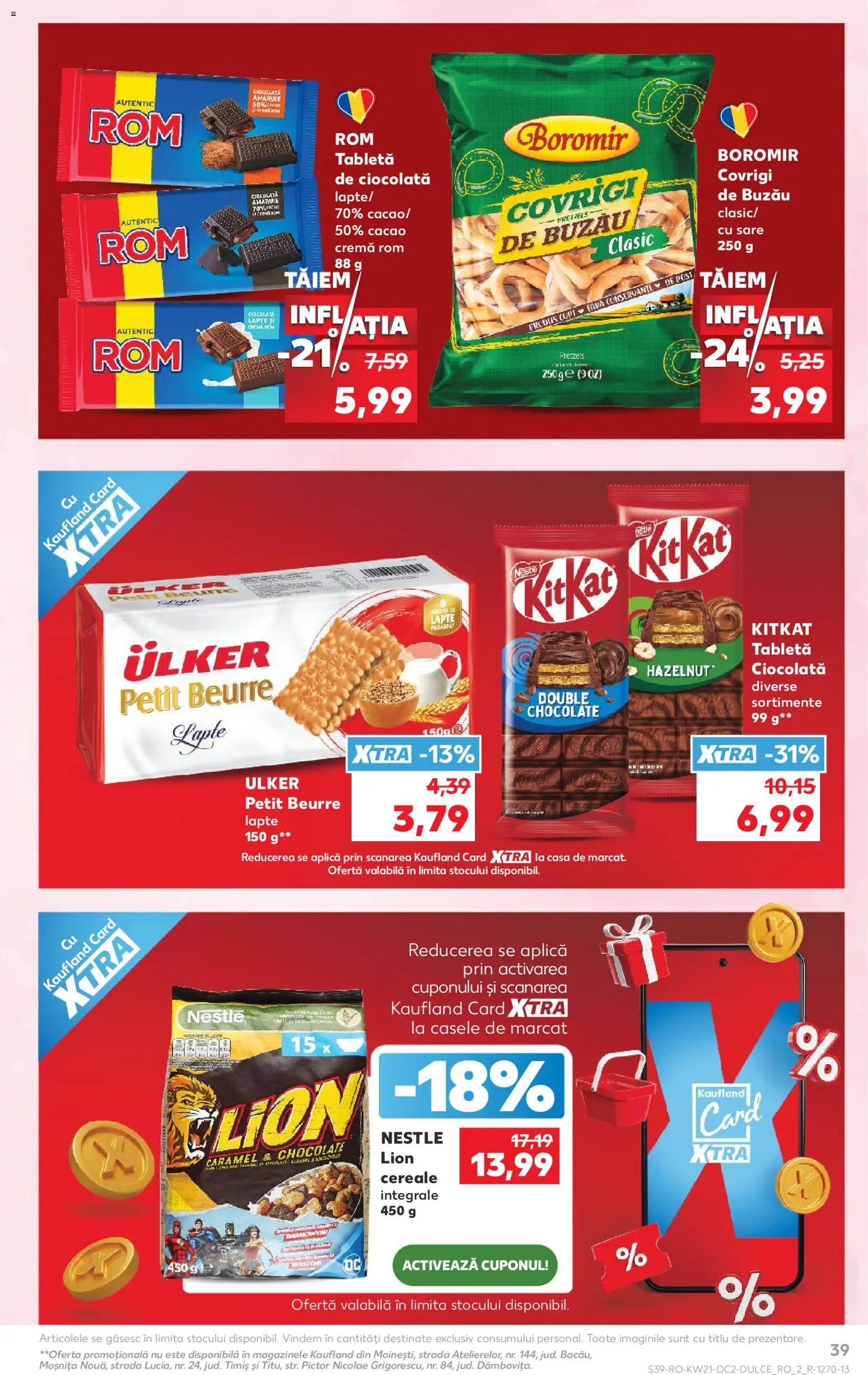 Kaufland RO akciós ujság - amely érvényes a következő dátumtól: 20.05.2026 | Oldal: 39