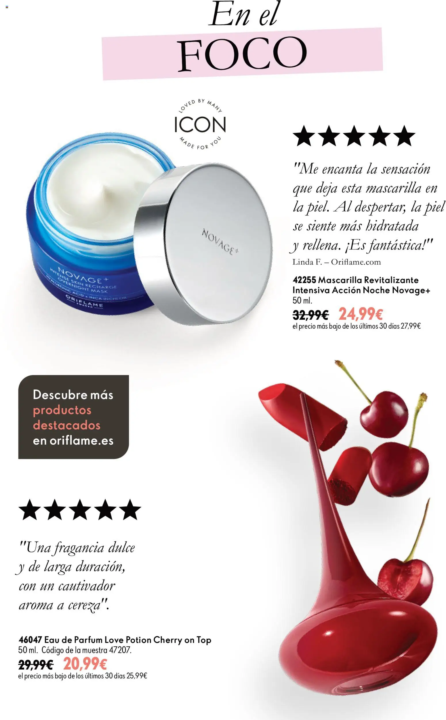 Oriflame Folleto Campaña 14 Highligts │ válido desde el 07/10/2026 | Página: 3 | Productos: Fragancia, Dulce, Eau de parfum