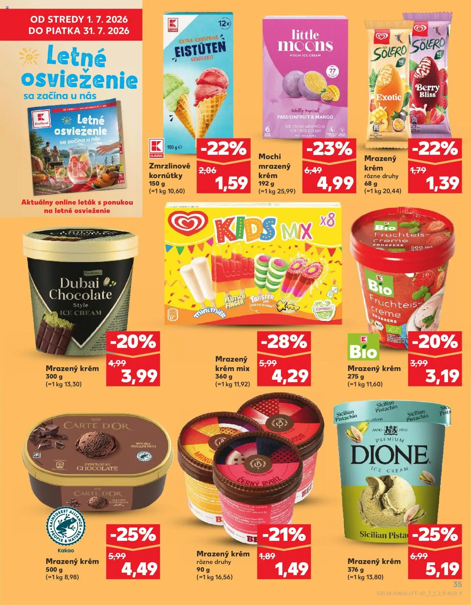Nové Kaufland akcie – leták je platný od 25.06.2026 | Strana: 35