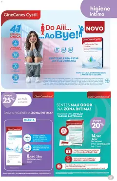 Pré-visualização GEL ÍNTIMO DAILY, Gel íntimo para uso diário. Proteção e higiene íntima feminina. Ácido Lático ajuda a manter o pH natural da zona íntima. Compatível com o pH fisiológico da vagina. 200ml válido de 07.04.2026 | Página: 27