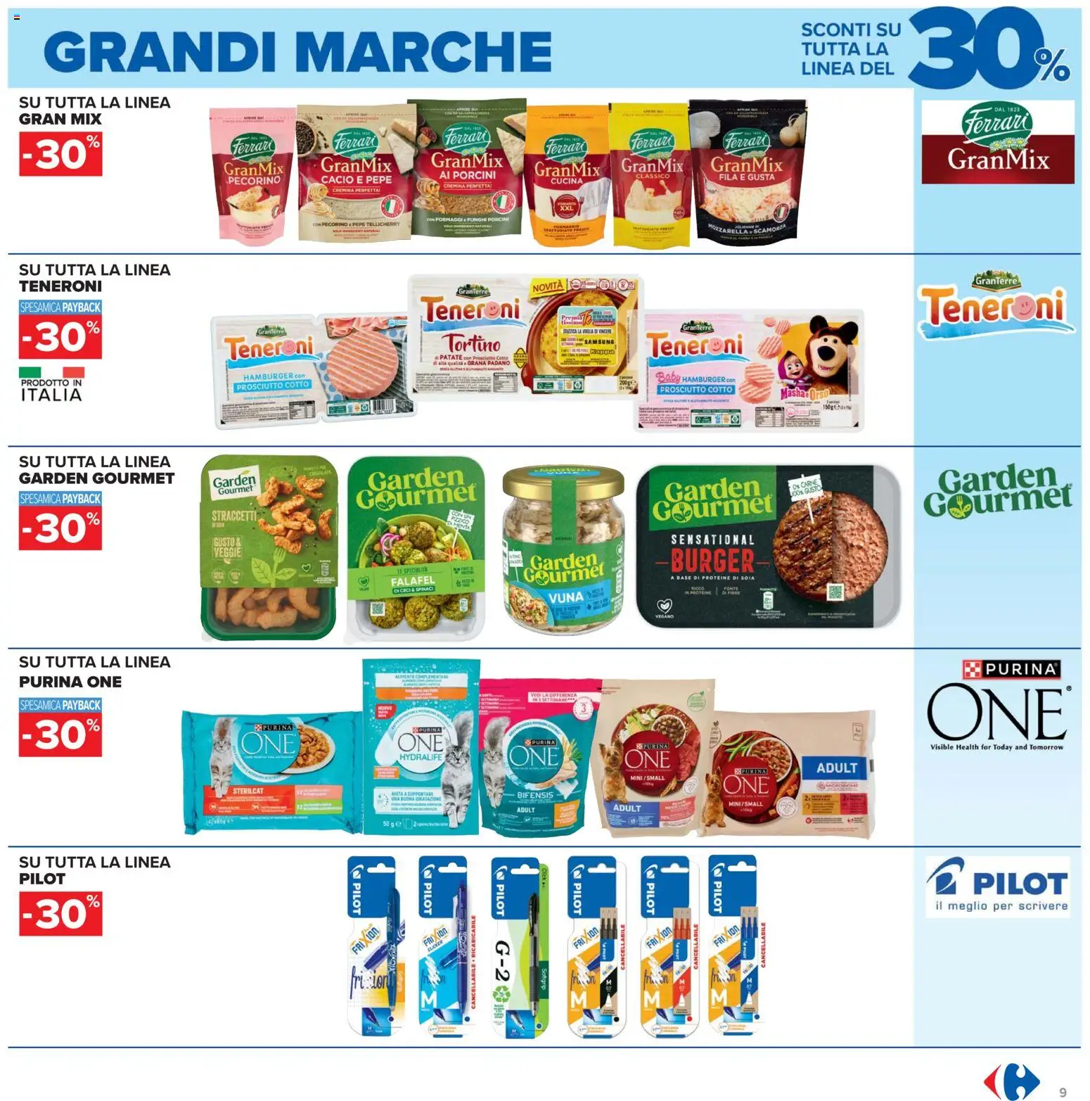 Volantino Carrefour del 19.05.2026 | Pagina: 9 | Prodotti: Prosciutto Cotto, Pepe, Funghi, Pecorino