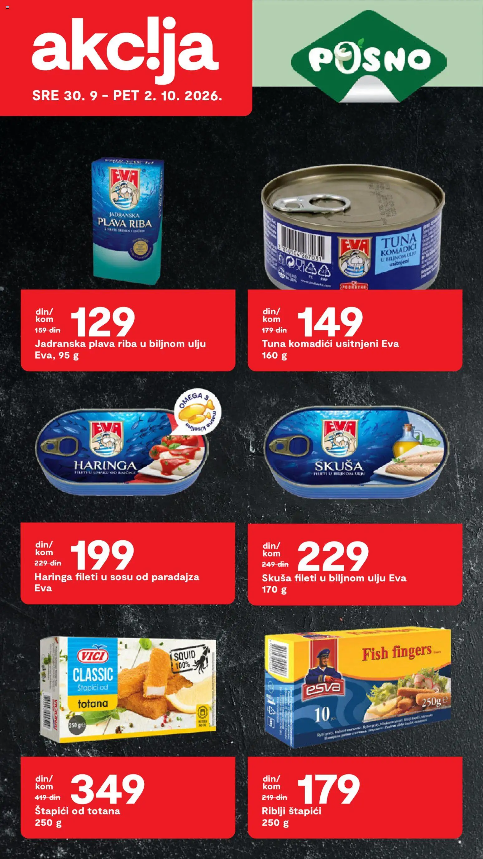 Matijevic katalog - važi od 29.09.2026 | Strana: 2 | Proizvode: Tuna, Haringa, Omega, Riba