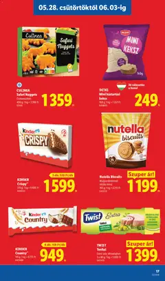DETKI Mini háztartási keksz, Mini háztartási keksz, 160 g - amely érvényes a következő dátumtól: 28.05.2026 | Oldal: 17