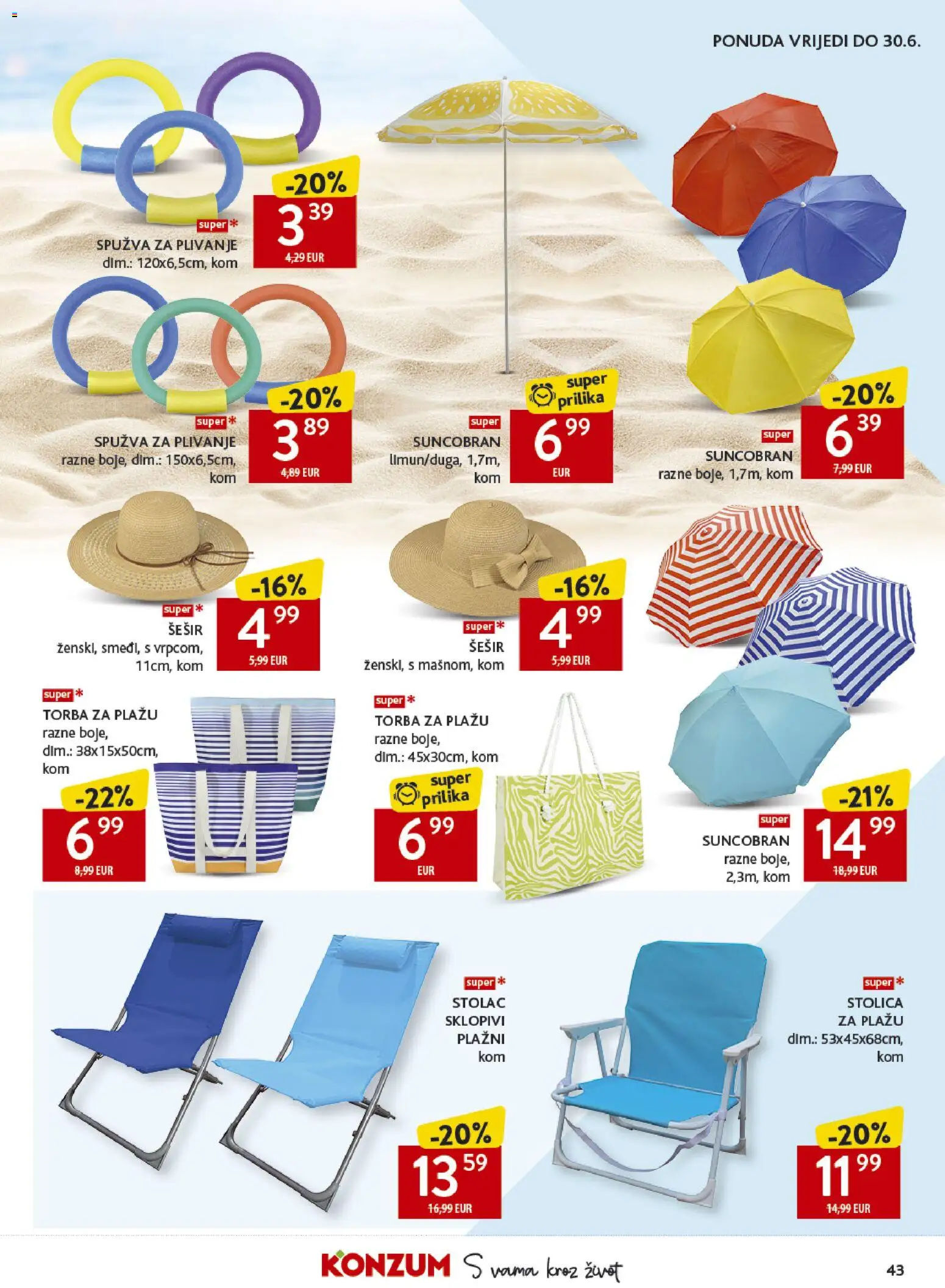 Konzum HR akciós ujság - amely érvényes a következő dátumtól: 17.06.2026 | Oldal: 43
