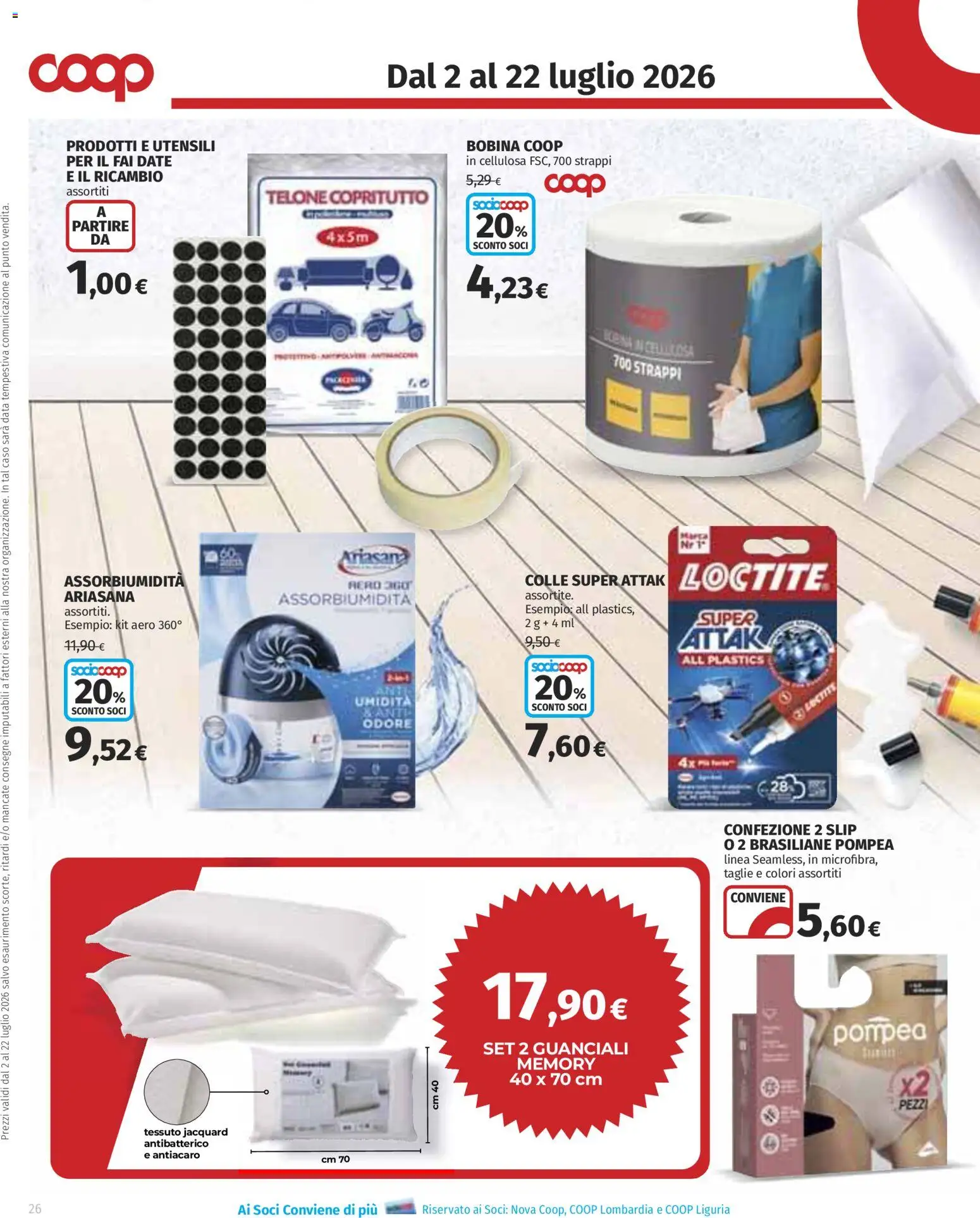 Volantino COOP del 02/07/2026 | Pagina: 26 | Prodotti: Slip, Data
