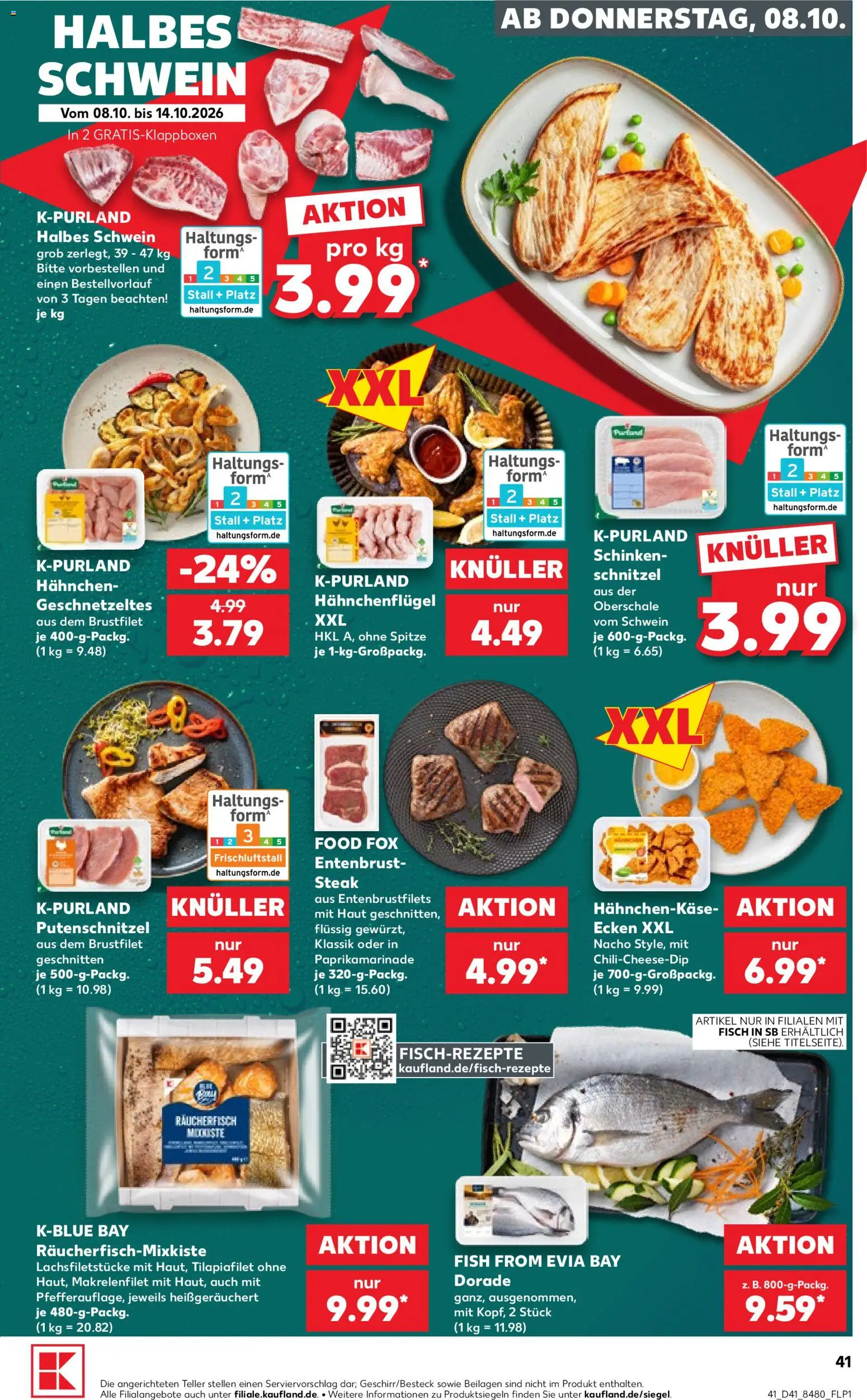 Kaufland Německo leták od 08.10.2026 | Strana: 41 | Produkty: Steak, Forma