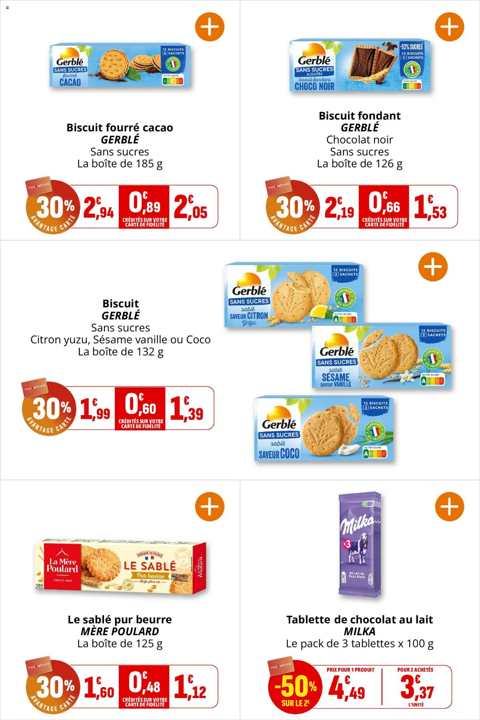 {H1} | Page: 26 | Produits: Tablette de chocolat, Cacao, Sable, Biscuits