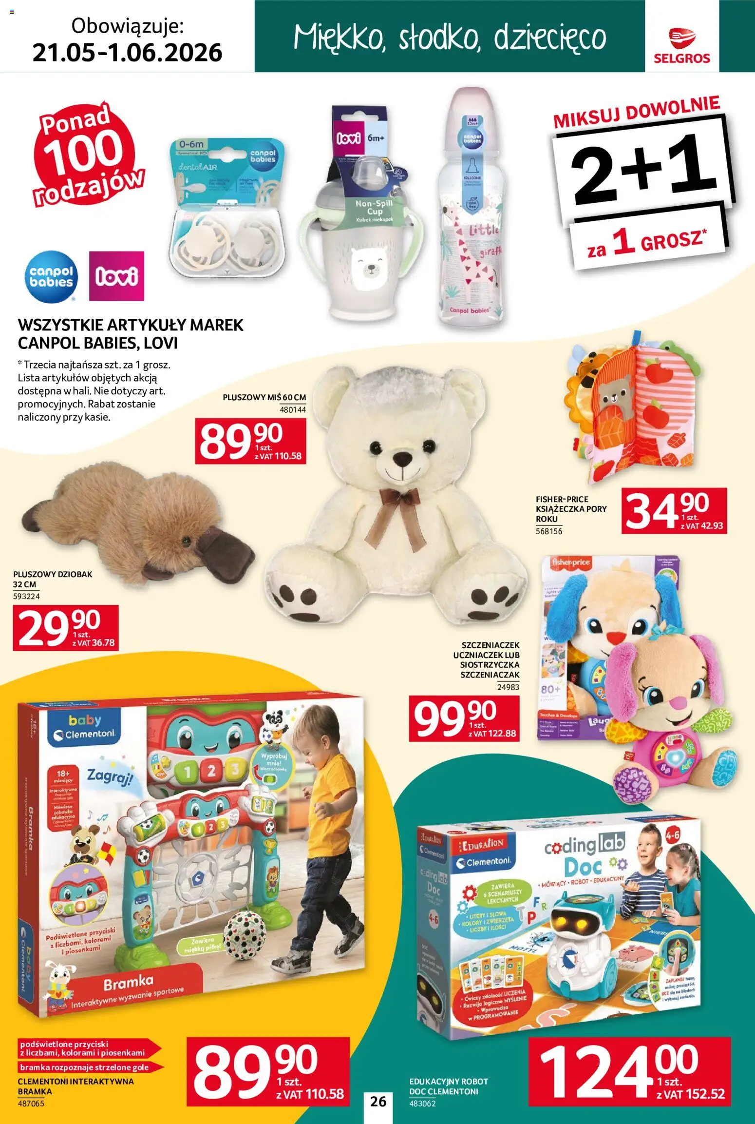 Selgros cash&carry gazetka - Dzień Dziecka od 21.05.2026 | Strona: 26 | Produkty: Robot