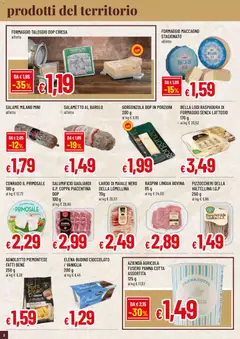 Anteprima del volantino Famila volantino Prodotti del Territorio valido a partire dal 04.06.2026 | Pagina: 2 | Prodotti: Salame, Maiale, Formaggio, Gorgonzola