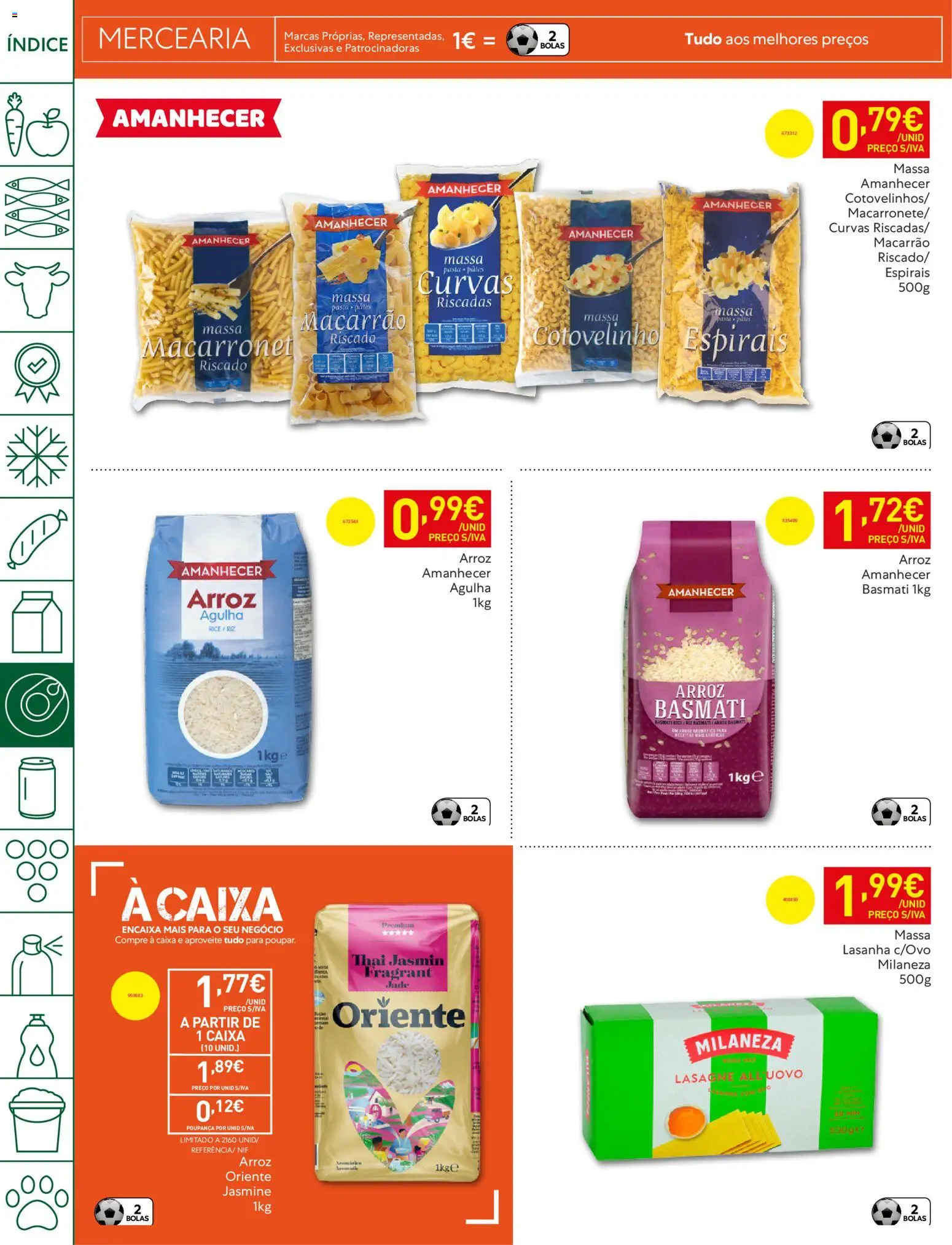 Recheio folheto Madeira │ válido de 05.05.2026 | Página: 20 | Produtos: Botas, Arroz basmati, Arroz, Macarrão