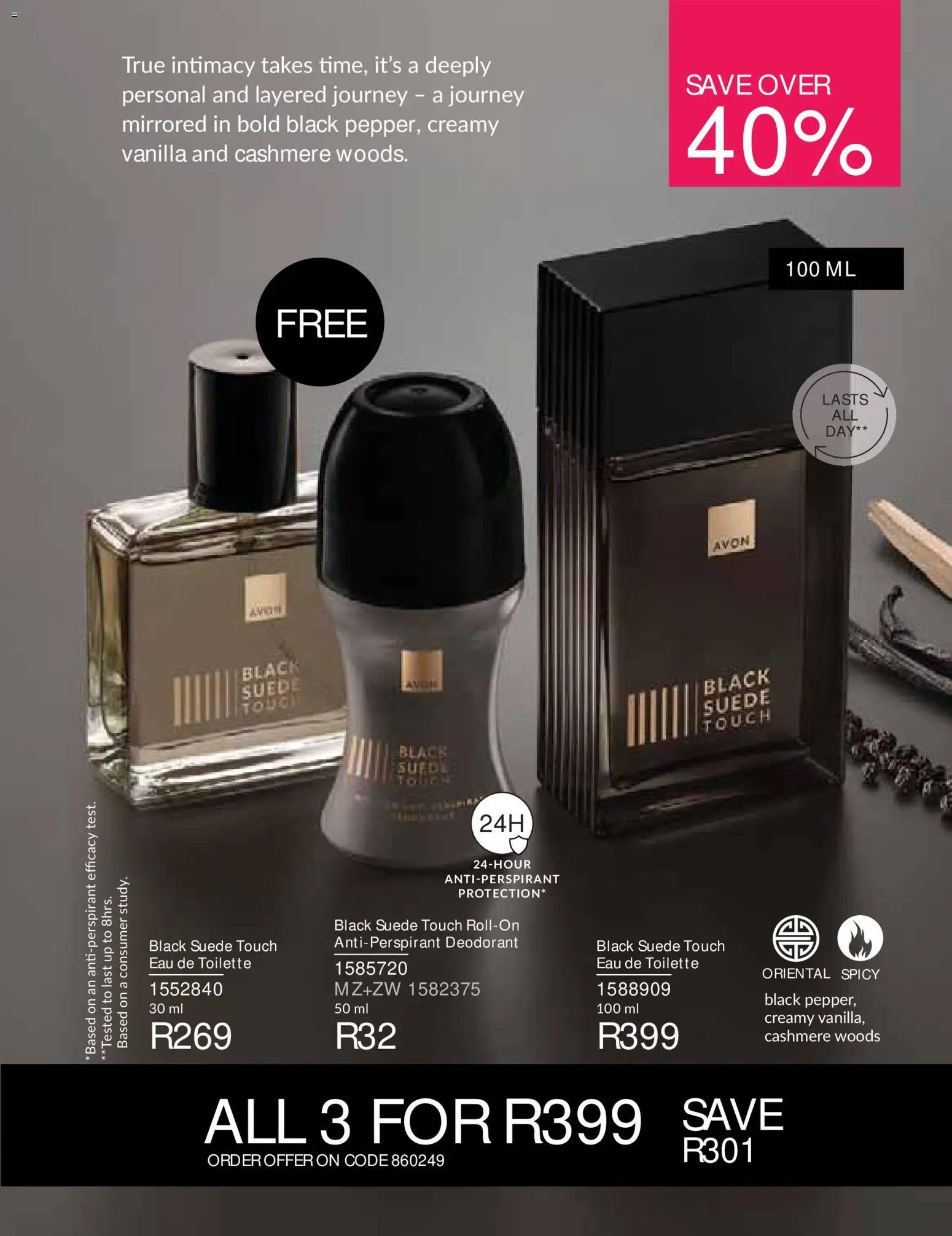 New Avon catalogue – valid from 01/09/2026 | Page: 71 | Products: Vanilla, Eau de toilette, Deodorant, Antiperspirant
