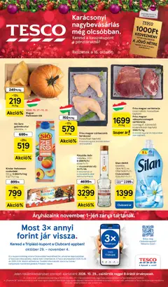 Tesco aktuális akciós újság - amely érvényes a következő dátumtól: 2026.10.29.