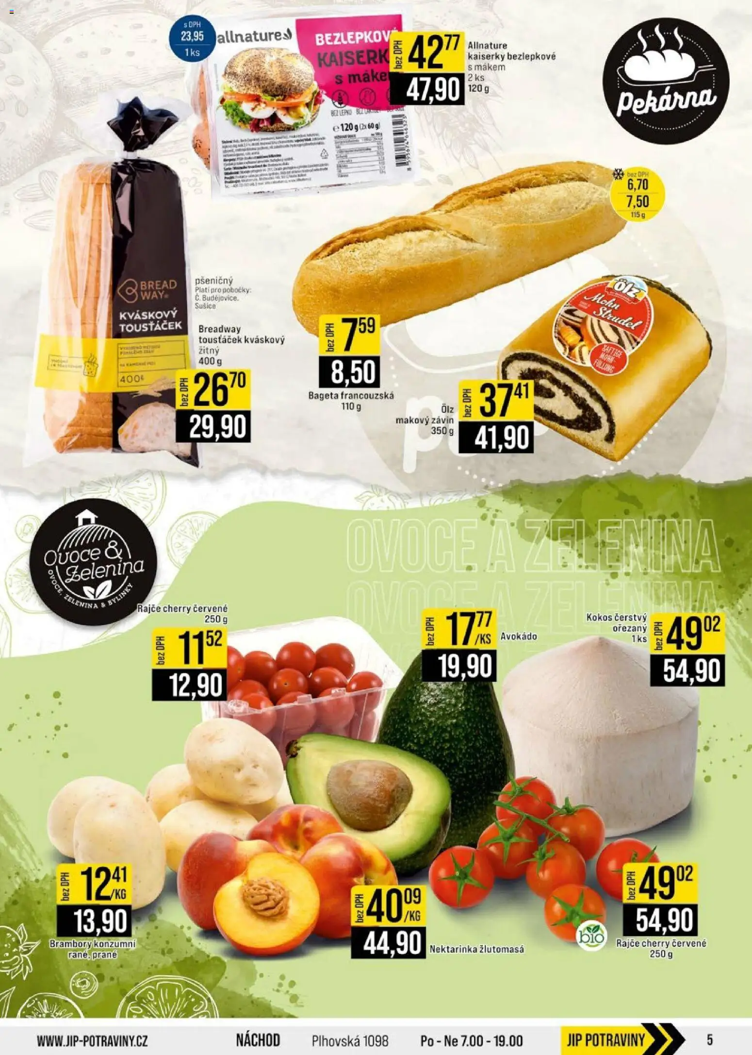 Jip leták - Cash & Carry od 08.07.2026 | Strana: 5 | Produkty: Sušiče, Avokádo, Potraviny, Kokos