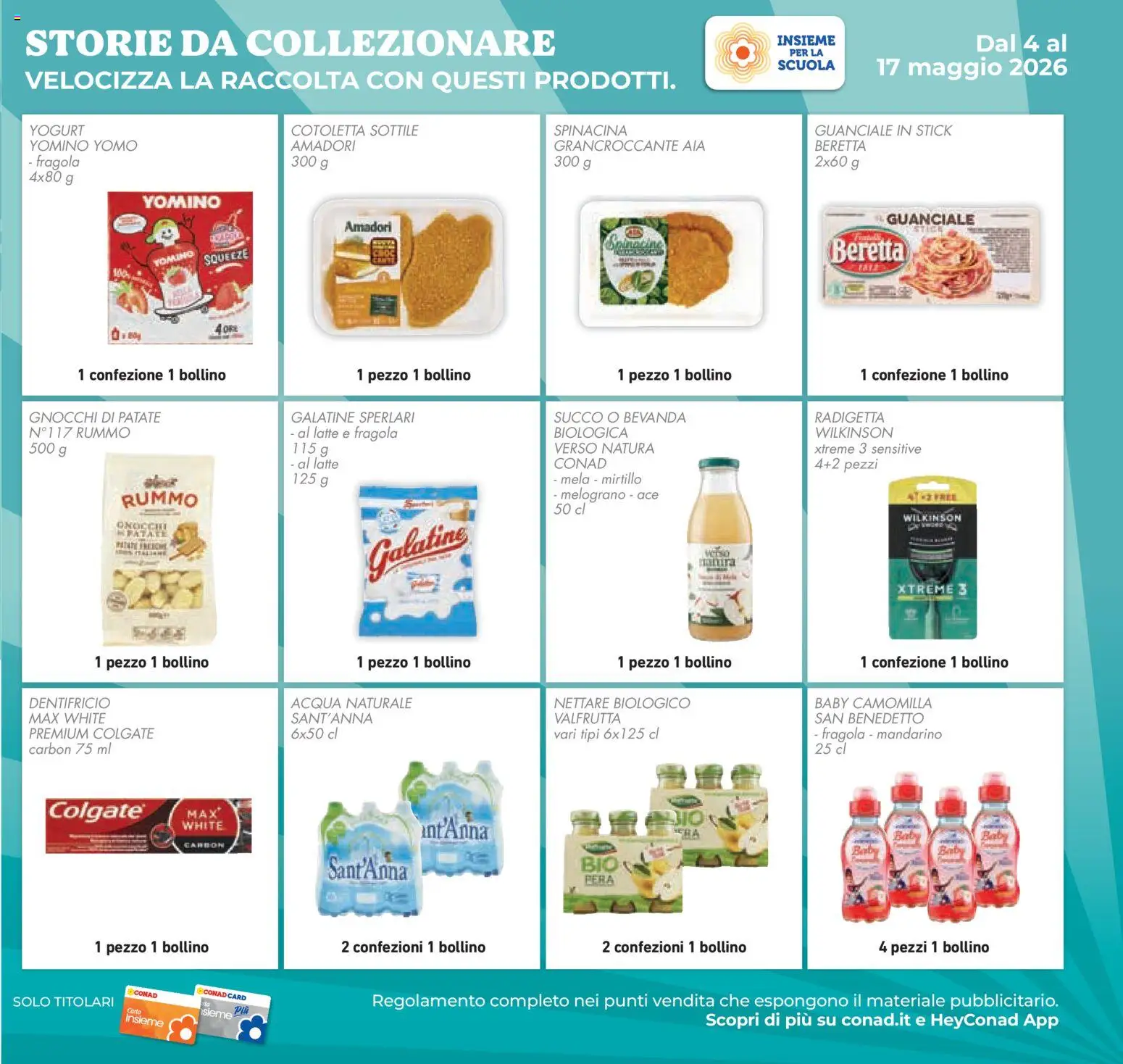 Volantino Conad del 06.05.2026 | Pagina: 41 | Prodotti: Yogurt, Succo, Dentifricio, Gnocchi