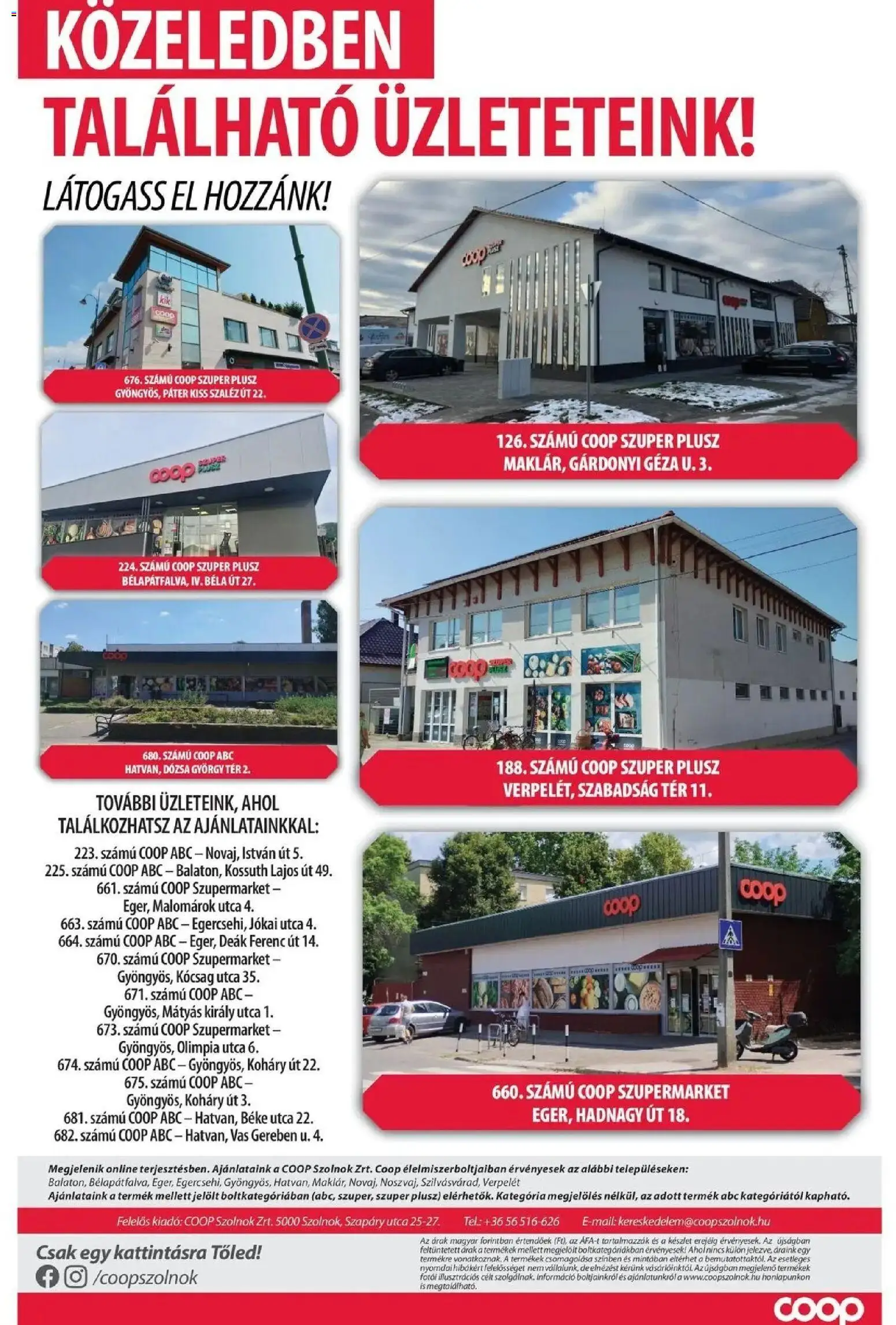 COOP Szolnok akciós ujság - amely érvényes a következő dátumtól: 2026.09.03. | Oldal: 8 | Termékek: Vas