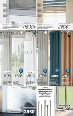 GOLTA függöny, Poliészter. Bújtatható, behúzó szalaggal. 140x245 cm - amely érvényes a következő dátumtól: 2026.09.02. | Oldal: 23