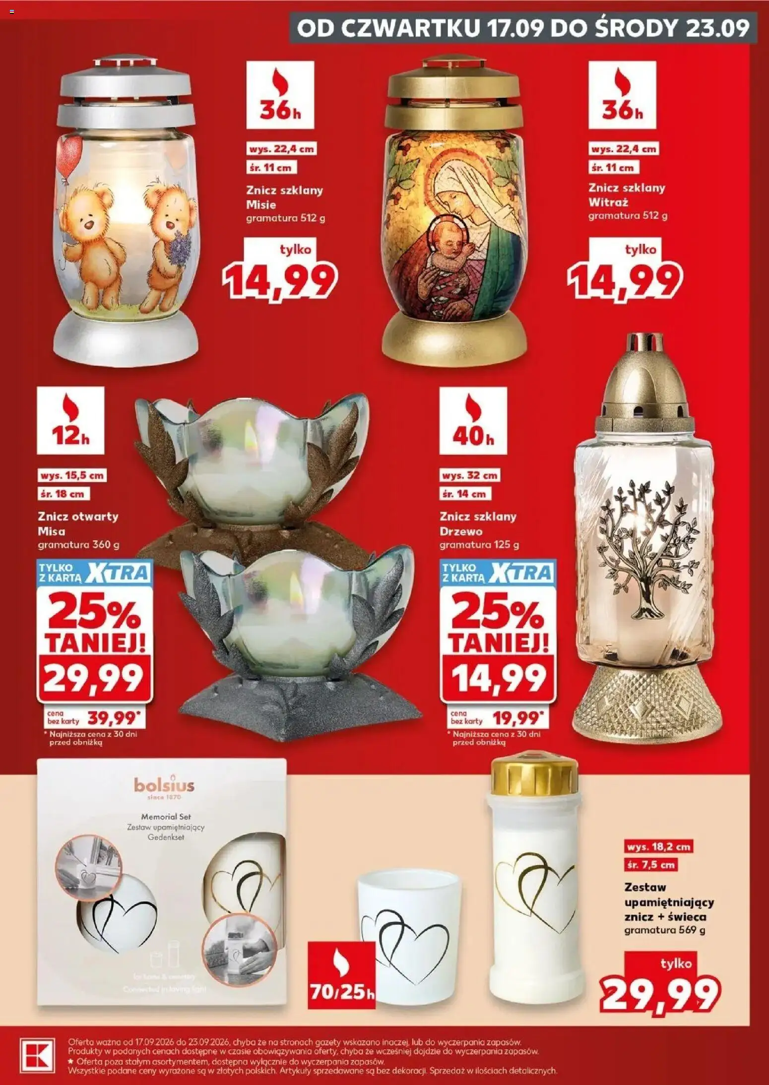 Kaufland gazetka - Znicze od 17.09.2026 - od jutra PDF | Strona: 7 | Produkty: Karta, Świeca, Gazety