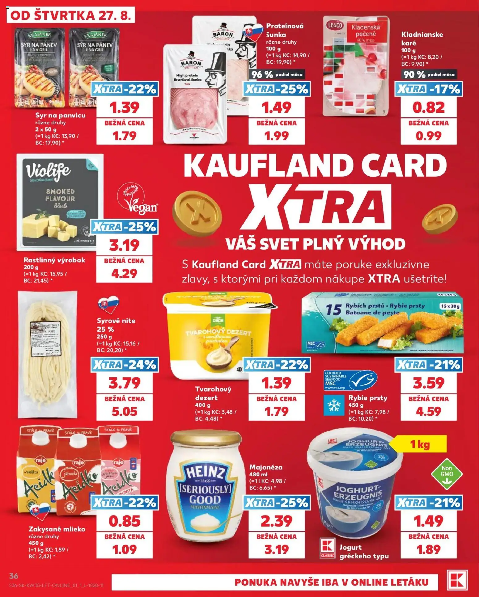 Nové Kaufland akcie – leták je platný od 27.08.2026 | Strana: 36