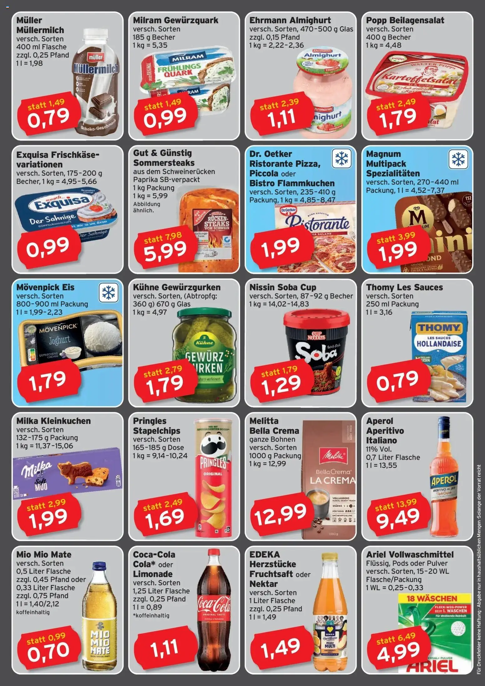 CAP Markt Prospekt Rostock – gültig ab 17.05.2026 | Seite: 2 | Produkte: Thomy les sauces, Quark, Cola, Salami