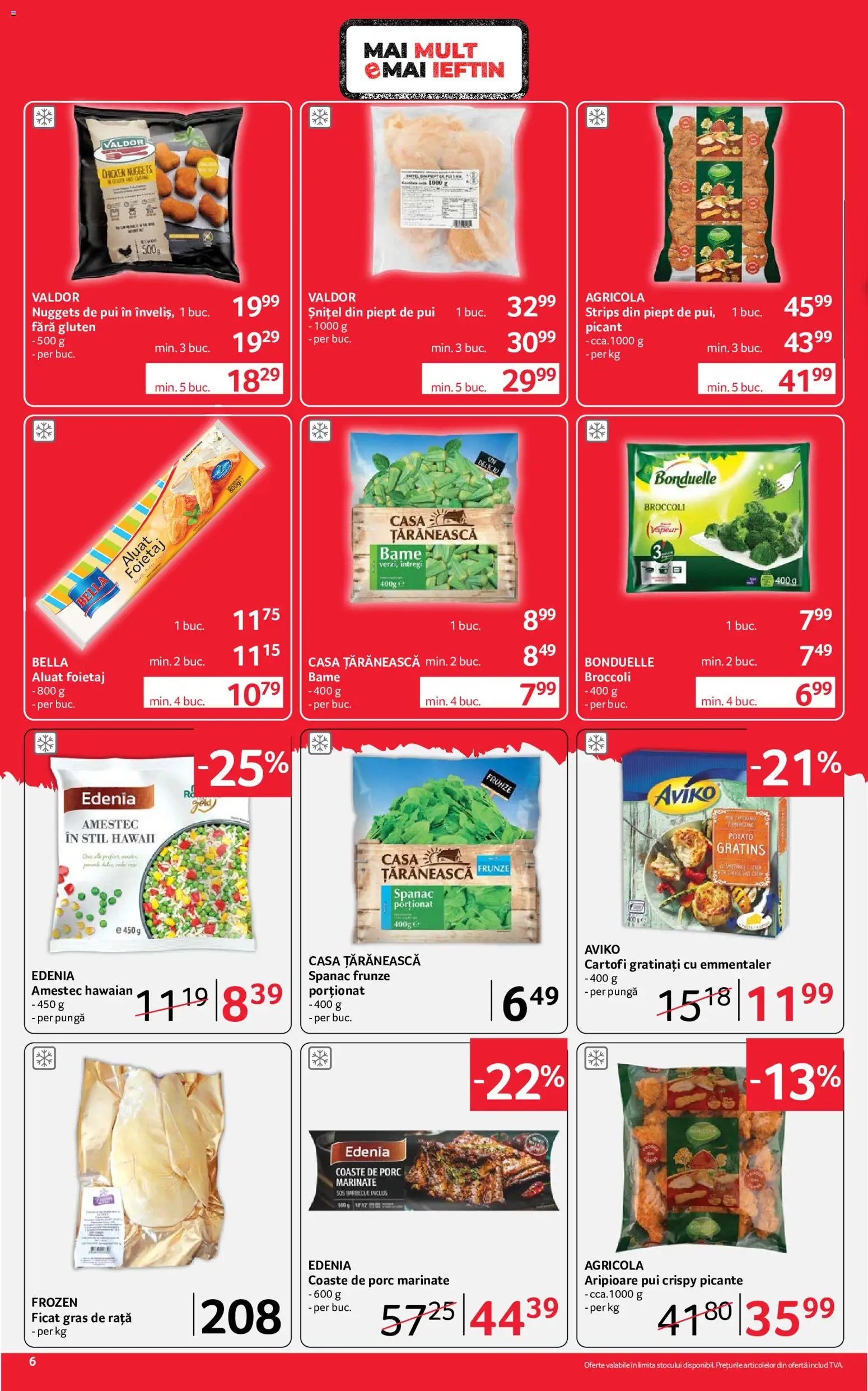 Noul catalog Selgros – valabil de la 26.06.2026 | Pagină: 6 | Produse: Foietaj, Aluat, Cartofi, Sos