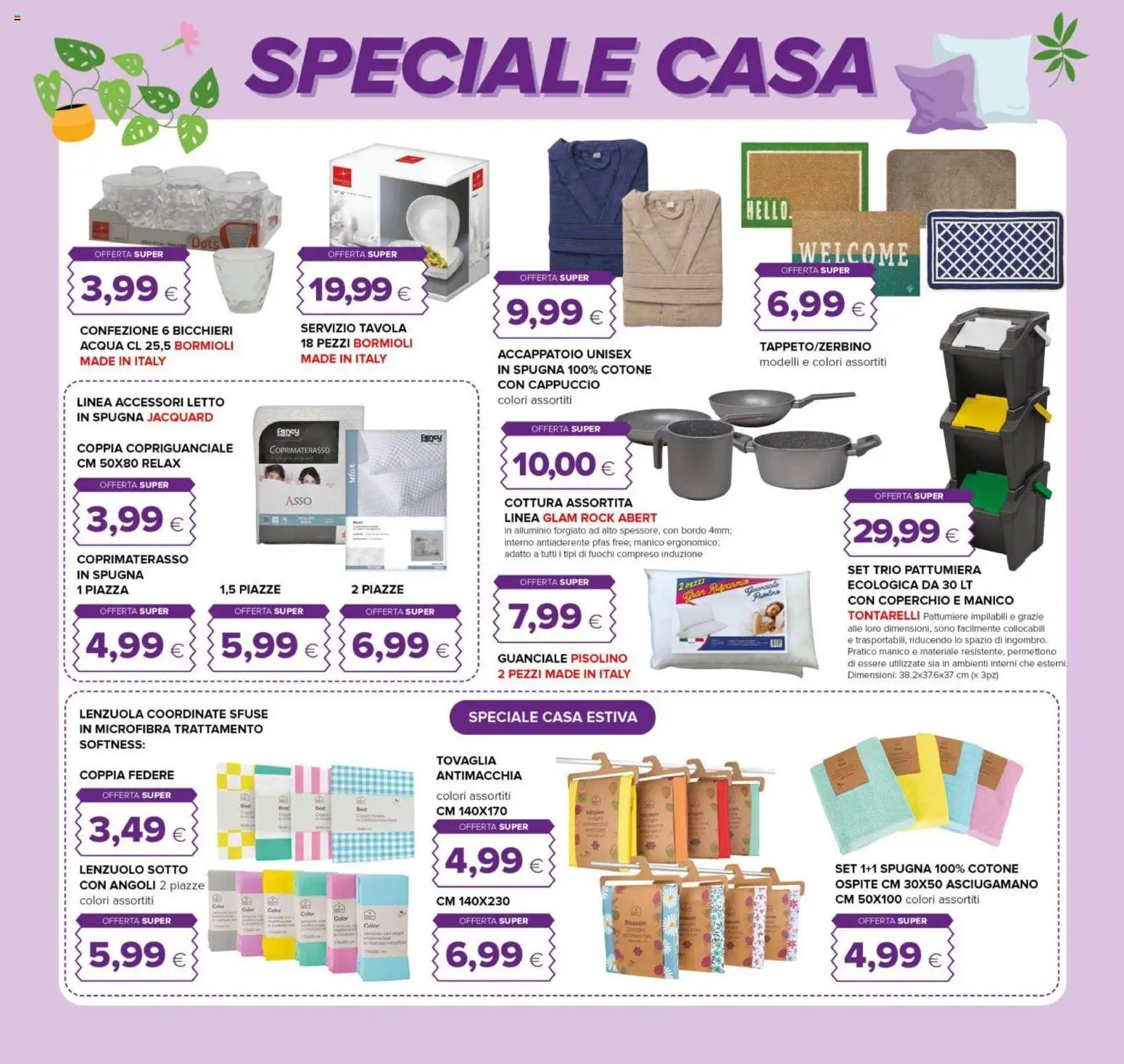 Volantino Oasi del 18.06.2026 | Pagina: 30 | Prodotti: Spugna, Accappatoio, Cappuccio, Letto